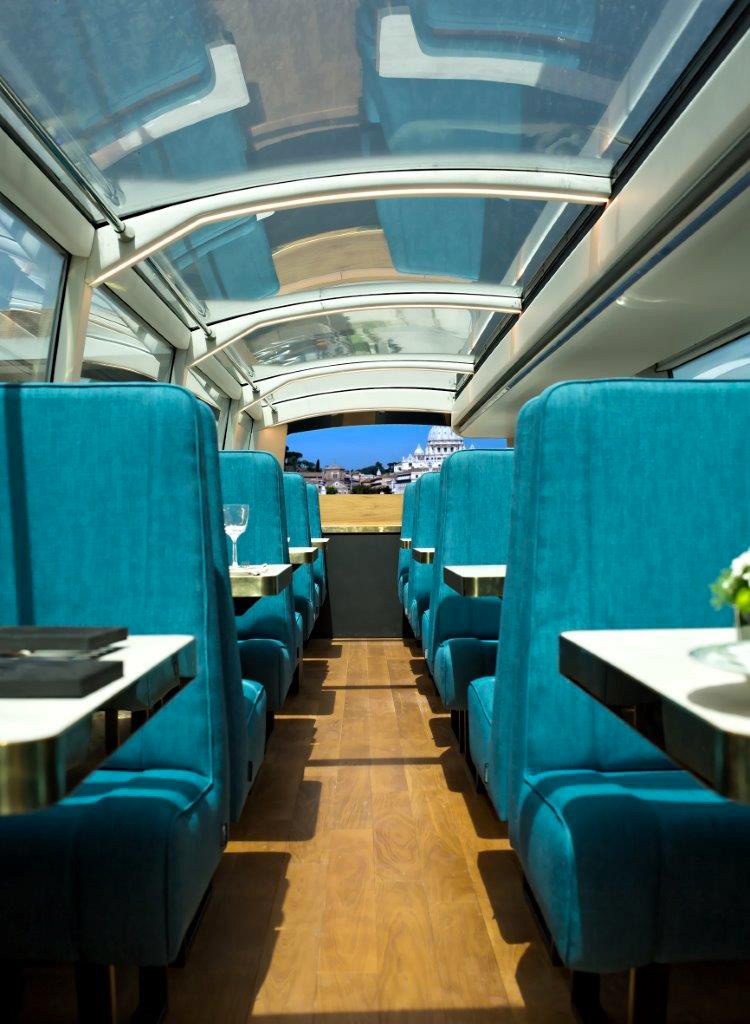 City Sightseeing Roma, l’open bus si trasforma in ristorante stellato