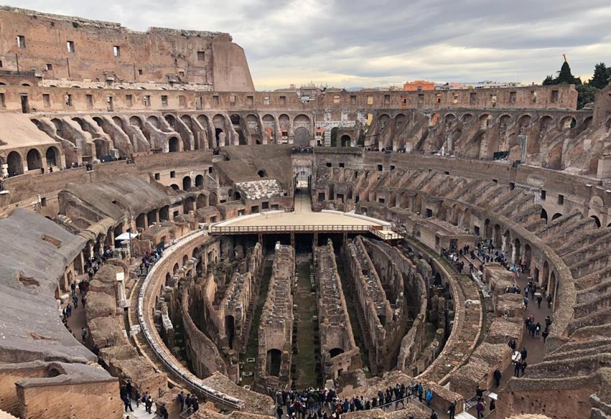 In cima al Colosseo per raccontare l’Italiabella