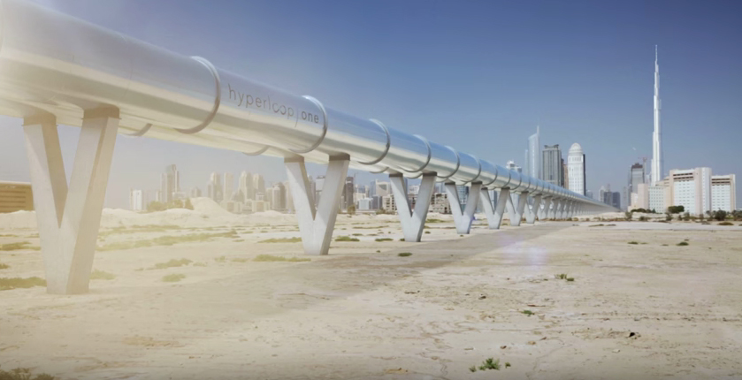 Dubai-Abu Dhabi in 12 minuti con il supertreno Hyperloop One