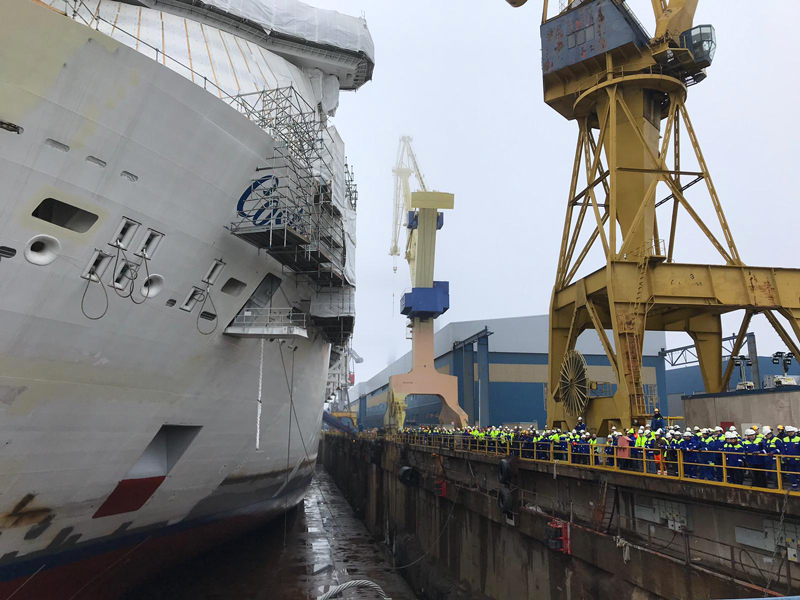 Costa Crociere, varo tecnico per l’ammiraglia Smeralda