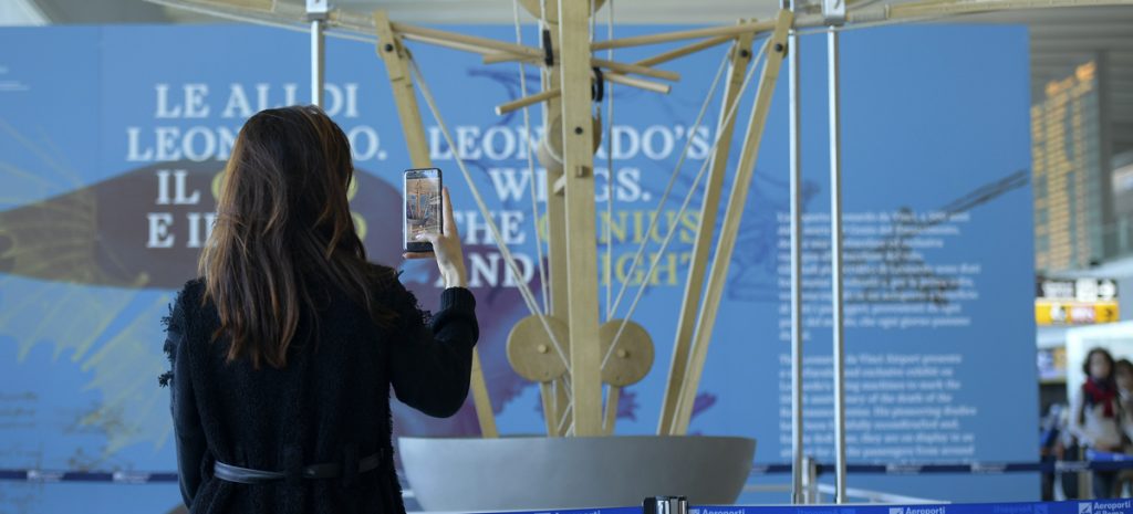 Le macchine volanti di Leonardo in mostra a Fiumicino