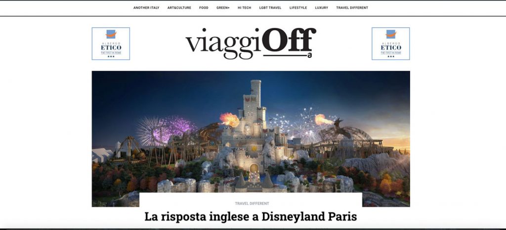 Su ViaggiOff la risposta inglese a Disneyland Paris