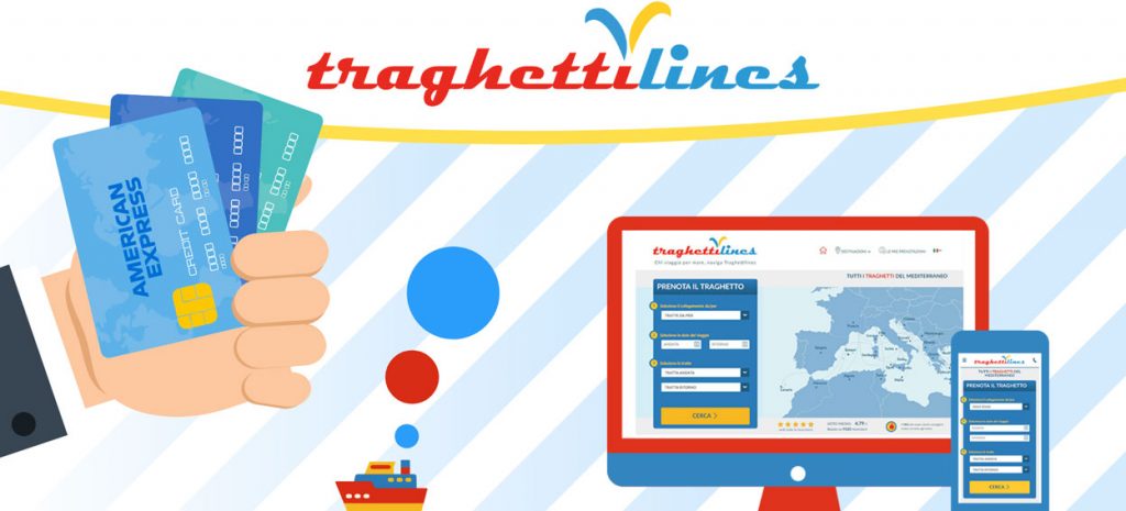 Traghettilines attiva il pagamento con American Express