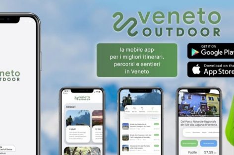 Il Veneto lancia l’app open data per il turismo outdoor