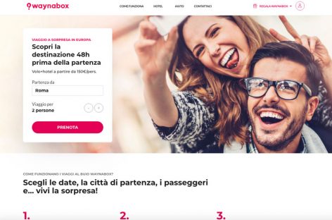 Arrivata in Italia Waynabox, il t.o. dei viaggi a sorpresa