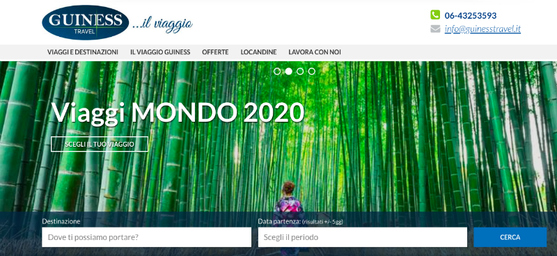 Guinness Travel lancia la programmazione 2020-21