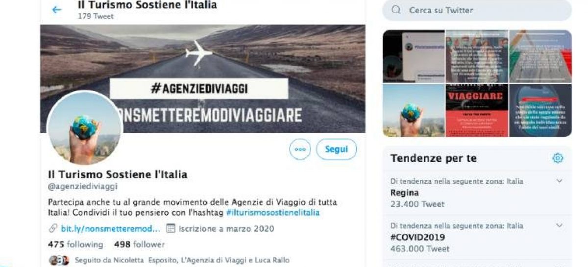 Tempesta Twitter delle agenzie di viaggi contro il governo