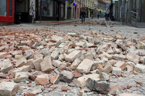 Croazia, forte scossa di terremoto a Zagabria
