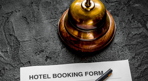 hotel reception booking