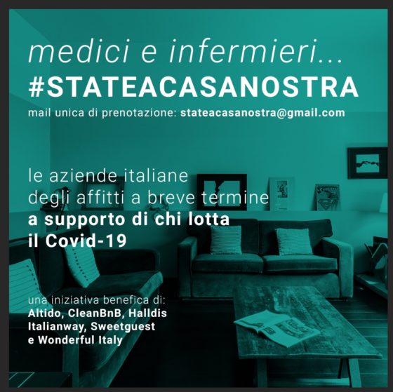 #StateACasaNostra, prosegue l’iniziativa dei player degli affittii brevi