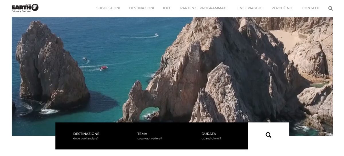 Earth Viaggi agli Oscar tra i migliori siti web al mondo