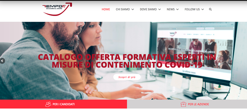 Tempor Spa corsi di formazione anti Covid