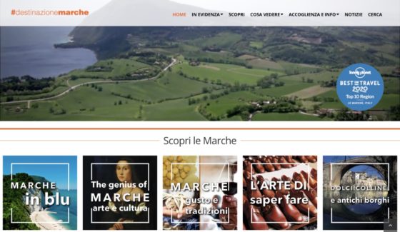 La Regione Marche rinnova il portale turistico