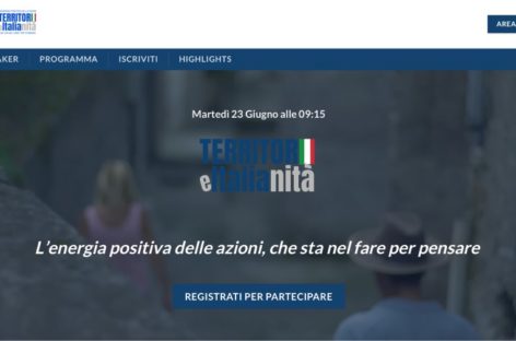 Territori e Italianità, l’evento web per aiutare gli operatori