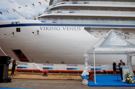 Fincantieri, varo tecnico di Viking Venus ad Ancona