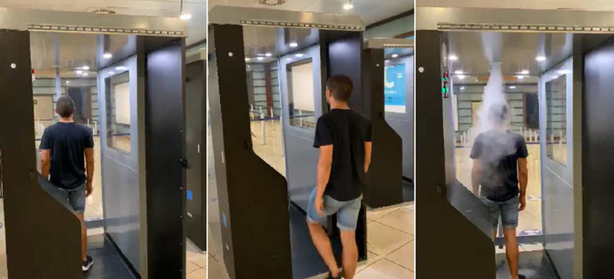 All’aeroporto di Napoli arrivano le prime cabine anti-Covid