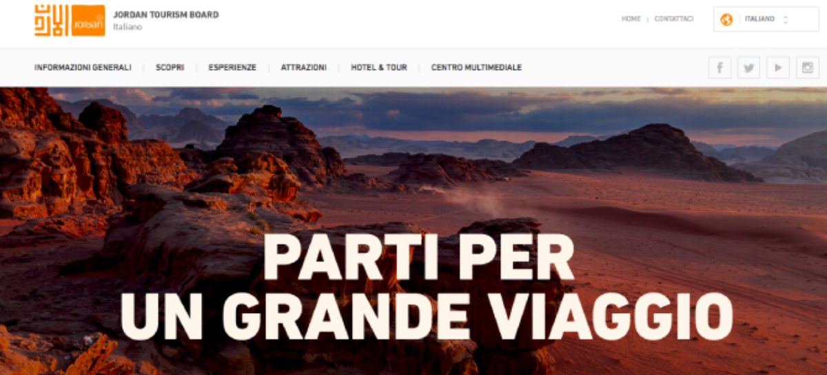 Tour, social e chat: il Jordan Tourism Board rinnova il sito web