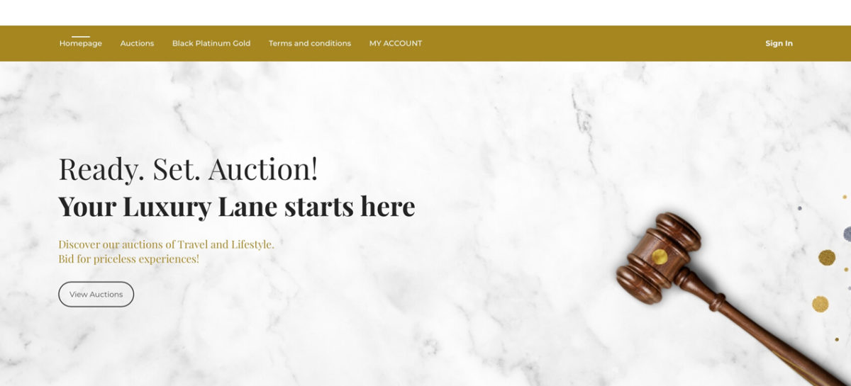 Black Platinum Gold, arriva la piattaforma di aste per il luxury