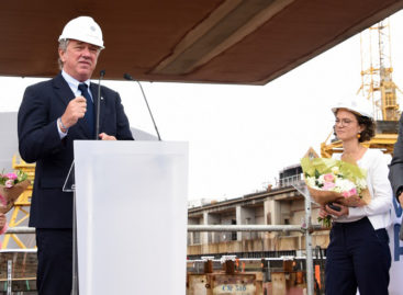 Msc World Europa, coin ceremony a Saint Nazaire