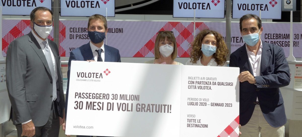Volotea celebra a Venezia i 30 milioni di passeggeri trasportati