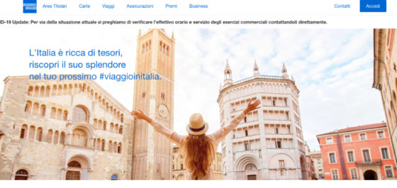 Viaggio in Italia, il salto di American Express nel travel online