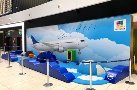 Aeroporto di Fiumicino, restyling per le aree kids dedicate ai baby passeggeri