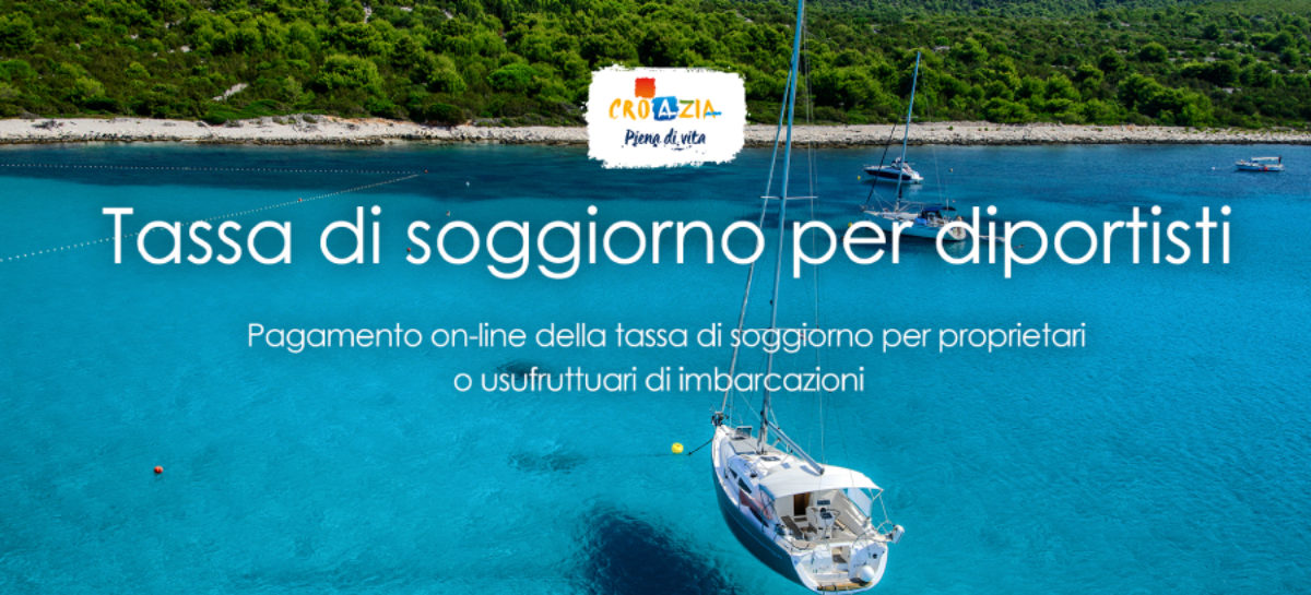 Croazia, ora i diportisti pagano la tassa di soggiorno online