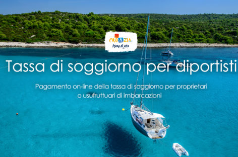 Croazia, ora i diportisti pagano la tassa di soggiorno online