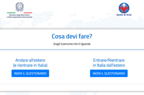 Rientri e tamponi: la Farnesina scioglie i dubbi con il questionario online