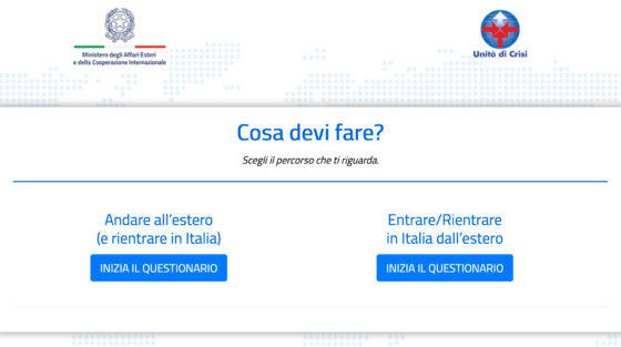 Rientri e tamponi: la Farnesina scioglie i dubbi con il questionario online