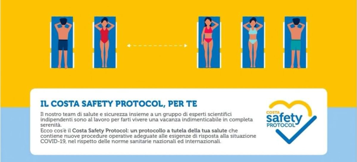 Costa Crociere, operazione sicurezza per la ripartenza