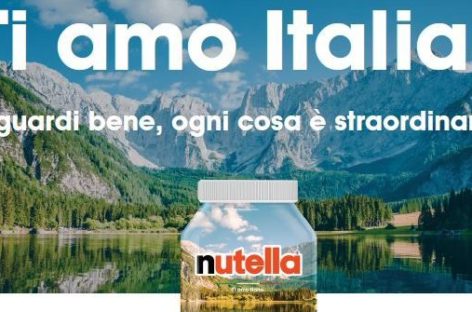 Ti amo Italia, gli speciali vasetti Nutella “vestiti” da Enit