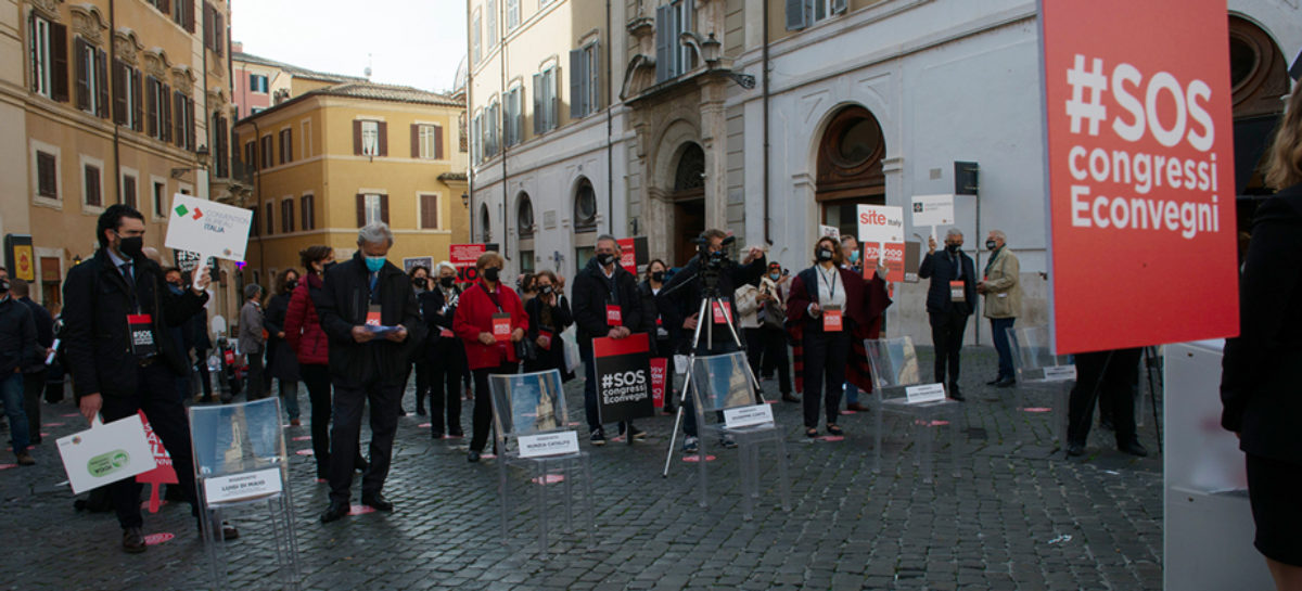 Sos Congressi e Eventi, il comparto scende in piazza a Roma