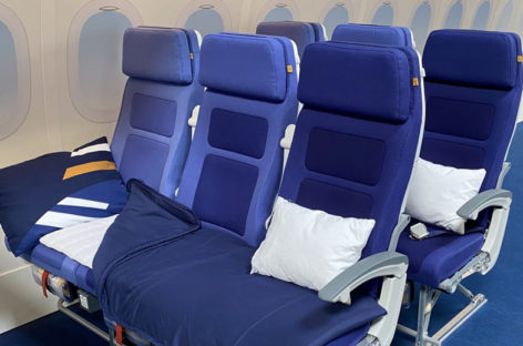 La mossa di Lufthansa: i sedili diventano letto anche in Economy