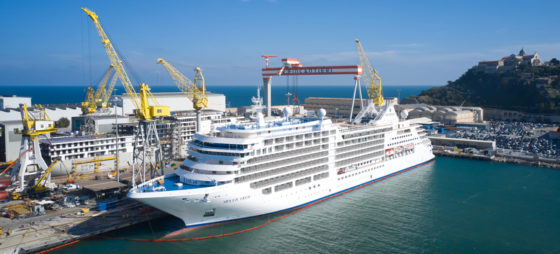 Silversea prende in consegna Silver Moon ad Ancona