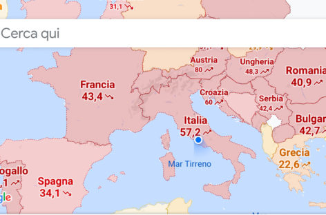 Mappa mondiale del Covid: <br>così Google spiazza tutti