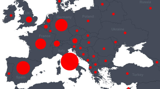 Contagi in aumento in Italia: cinque regioni in zona arancione