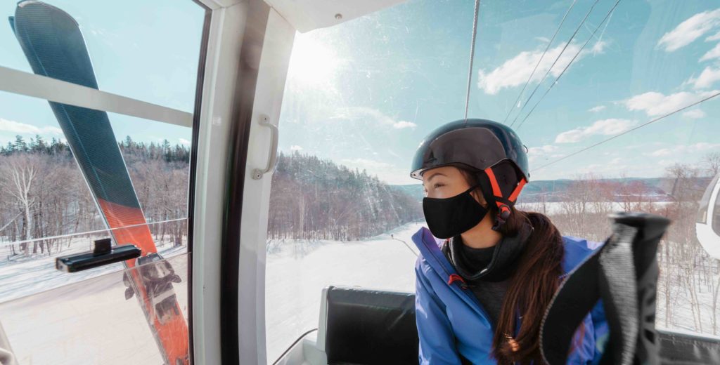 montagna neve covid sci