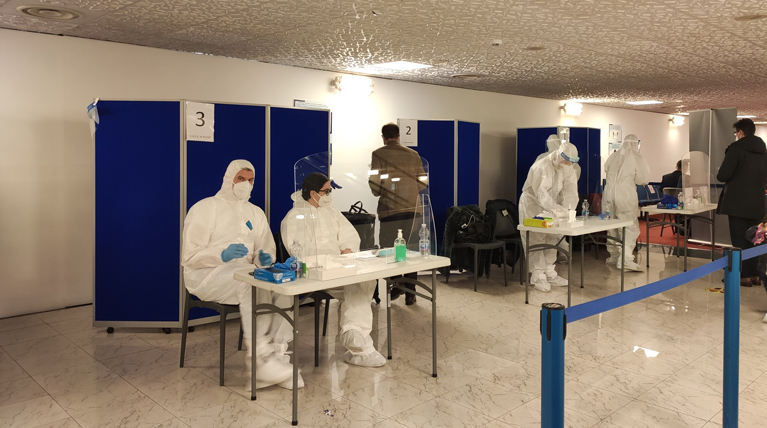 Msc Grandiosa tampone pre imbarco