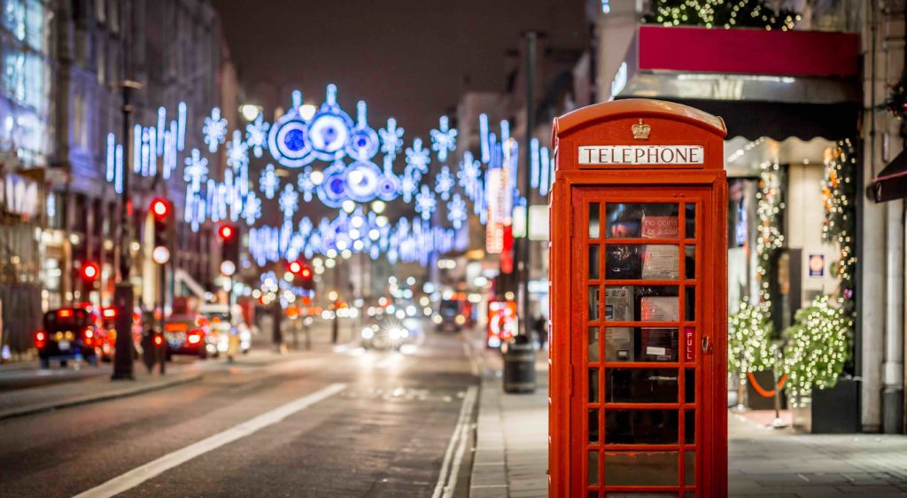 natale londra inghilterra regno unito gran bretagna