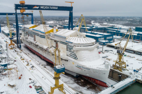 Float out per Costa Toscana: l’ammiraglia salperà a dicembre