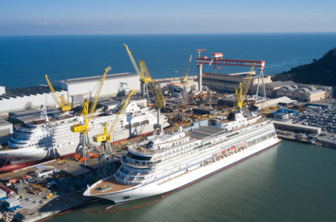 Silversea, float out di Silver Dawn ad Ancona