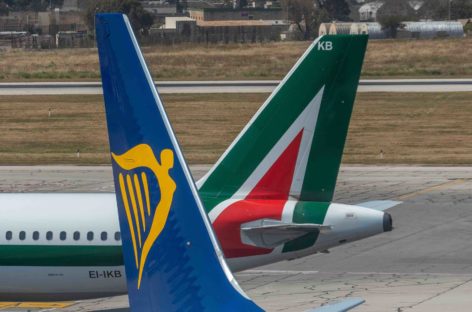 Sfida Ryanair-Ita, in ballo i grandi slot