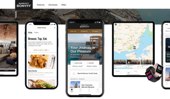 Nuova release per l’app Marriott Bonvoy