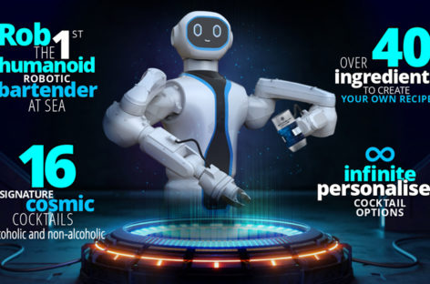 Arriva Rob, il primo barman umanoide su Msc Virtuosa