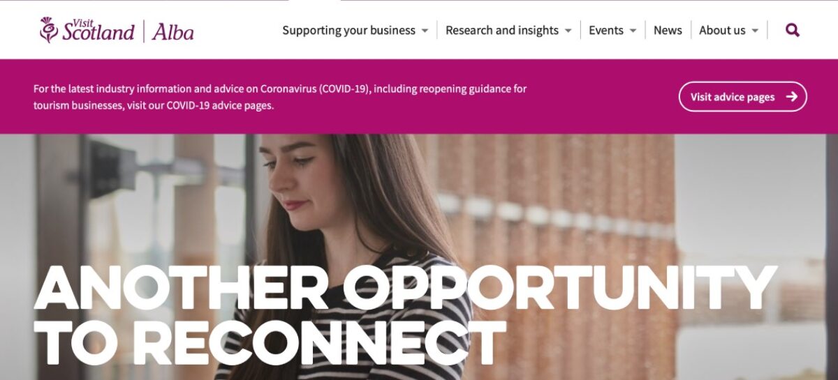 Scotland Reconnect, ad aprile il workshop digital per adv e operatori