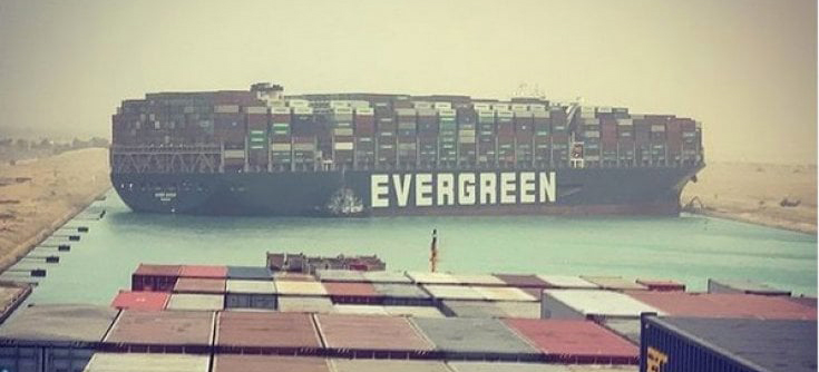 canale di Suez bloccato