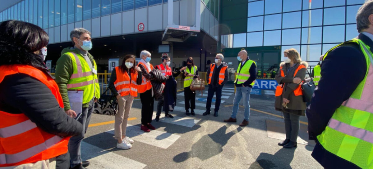 Euphemia, site inspection all’aeroporto di Bologna per 12 personal voyager