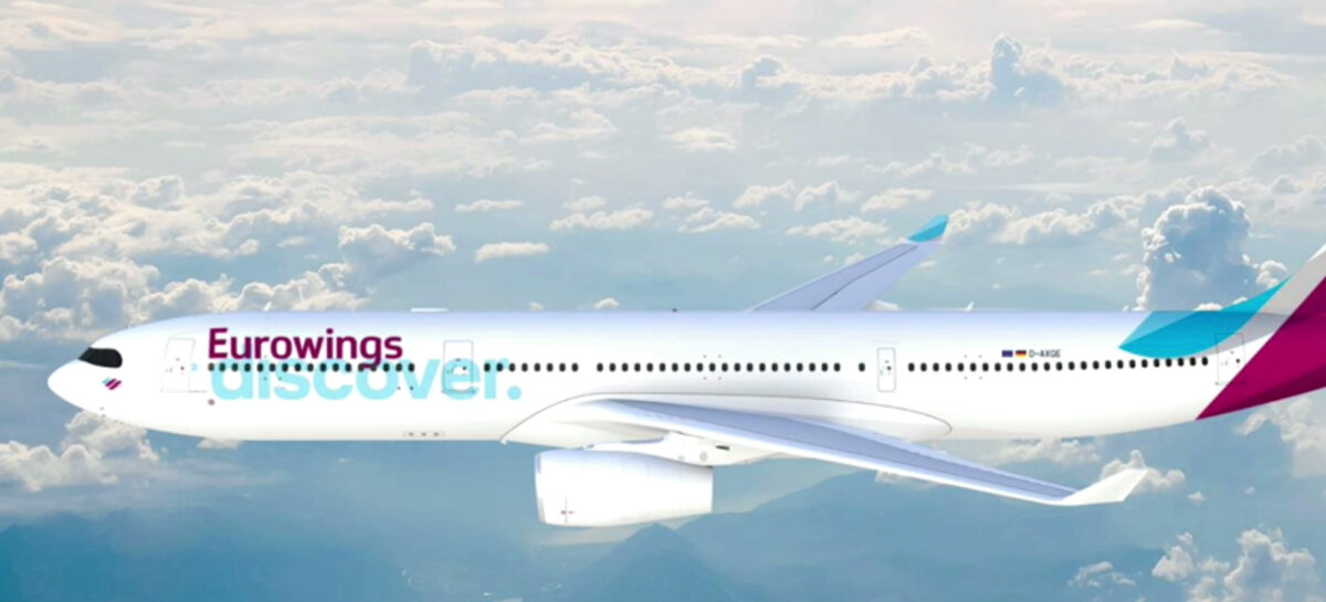 Decolla Eurowings Discover: <br>“Al servizio dei tour operator”