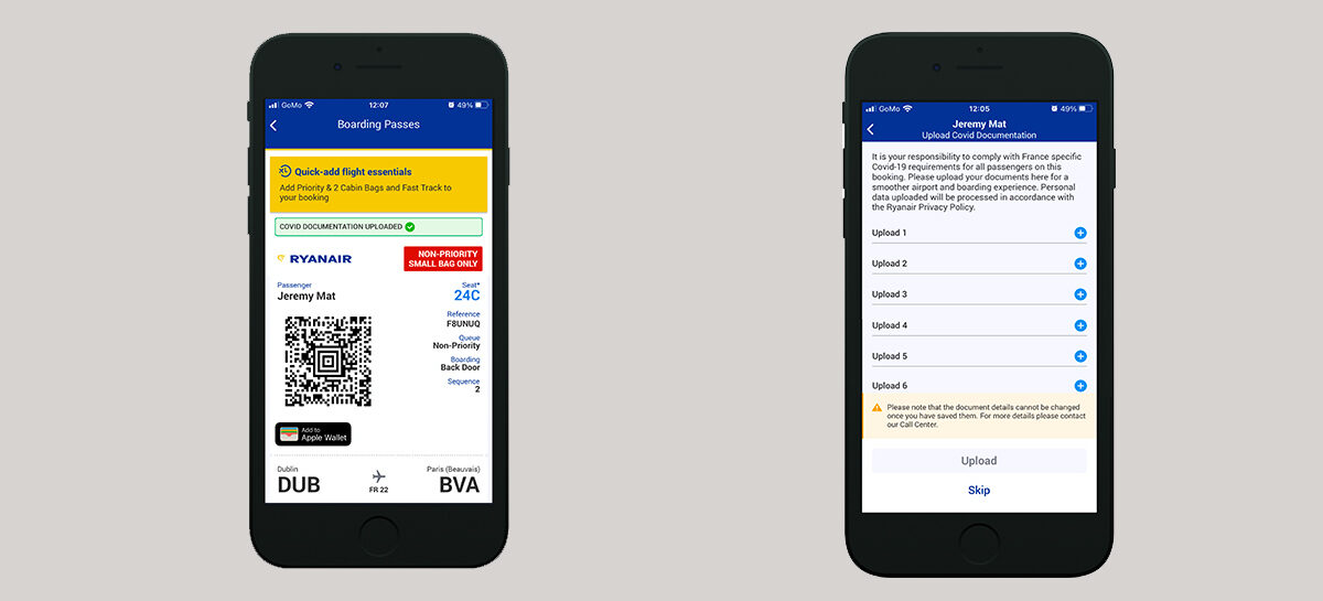 Ryanair lancia il suo pass vaccinale per l’estate